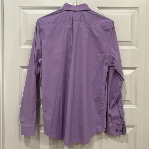 Modern fit 1MX shirt with full front buttons and long sleeves with button cuffs - Picture 3 of 6